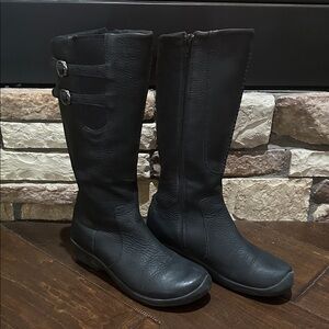 KEEN Bern baby boots black leather sz 8.5